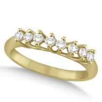 Diamond Eight Stone Wedding Ring 14K Yellow Gold (0.24ct)