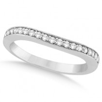 Princess Diamond Butterfly Bridal Ring Set 14k White Gold (0.76ct)