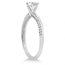 Petite Diamond Engagement Ring Setting Palladium (0.25ct)