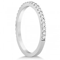 Diamond Halo Three Stone Ring & Band Bridal Set Platinum (0.85ct)