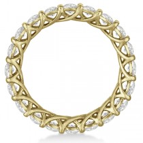 Luxury Lab Grown Diamond Eternity Anniversary Ring Band 14k Yellow Gold (1.50ct)