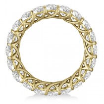 Luxury Diamond Eternity Anniversary Ring Band 14k Yellow Gold (4.50ct)