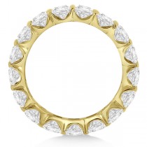 Bar-Set Princess Cut Diamond Eternity Ring Band 14k Y. Gold (1.15ct)