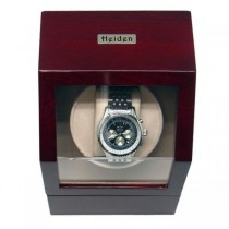 Battery Powered Single Automatic Watch Winder Box in Cherrywood