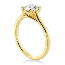 Solitaire Engagement Ring 18k Yellow Gold