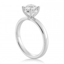 Solitaire Engagement Ring 14k White Gold