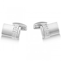 Men's Unique Cuff Links in Stainless Steel & Sterling Silver