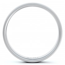 Palladium Wedding Ring Low Dome Comfort Fit (4 mm)
