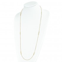 Polished Infinity Diamond-cut Rope Chain Necklace 14k Yellow Gold
