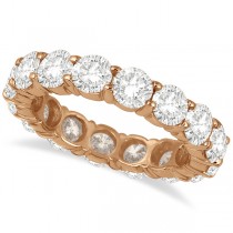Diamond Eternity Ring Wedding Band 18k Rose Gold (5.00ct)