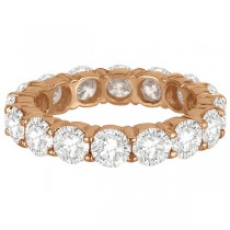 Diamond Eternity Ring Wedding Band 18k Rose Gold (5.00ct)
