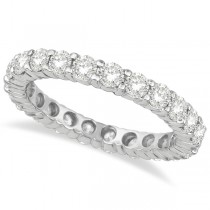 Diamond Eternity Ring Wedding Band 14k White Gold (3.00ct)