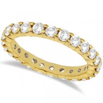 Diamond Eternity Ring Wedding Band in 14k Yellow Gold (2.00ct)