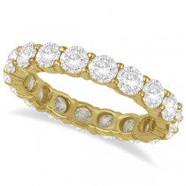 Diamond Eternity Ring Wedding Band 18k Yellow Gold (3.75ct)