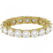 Diamond Eternity Ring Wedding Band 18k Yellow Gold (3.75ct)