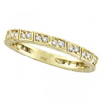 Diamond Stackable Anniversary Band in 14k Yellow Gold (0.33 ctw)