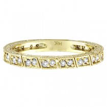 Diamond Stackable Anniversary Band in 14k Yellow Gold (0.33 ctw)