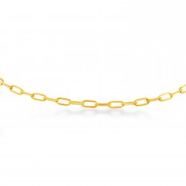 Long Forzentina Chain Necklace 14k Yellow Gold
