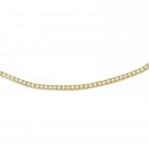 Diamond Tennis Choker Necklace for Women in 14k Yellow Gold (2.00 ctw)