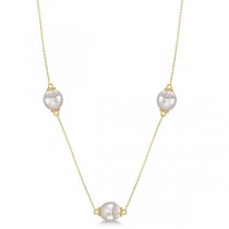South Sea Cultured Pearls By The Yard Necklace 14K Yellow Gold (10mm)