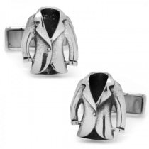 Designer Suit Jacket Cufflinks in Sterling Silver