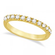 Diamond Stackable Ring Anniversary Band 14k Yellow Gold (0.25ct)
