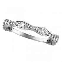 Diamond Wedding Band /Anniversary Ring in 14k White Gold (0.38 ctw)