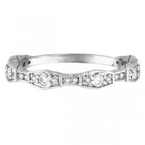 Diamond Wedding Band /Anniversary Ring in 14k White Gold (0.38 ctw)