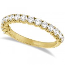 Diamond Wedding Band Anniversary Ring in 14k Yellow Gold (1.00ct)