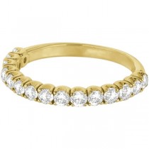 Diamond Wedding Band Anniversary Ring in 14k Yellow Gold (1.00ct)
