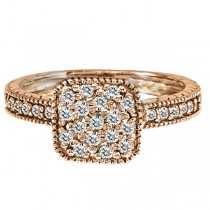 Diamond Cocktail Ring in 14K Rose Gold (0.50 ctw)
