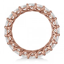 Luxury Lab Grown Diamond Eternity Anniversary Ring Band 14k Rose Gold (3.50ct)