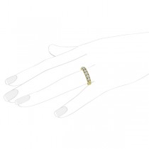 Antique Scrollwork Diamond Wedding Ring Band 14k Yellow Gold (1.04ct)