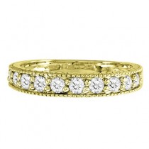 Diamond Anniversary Ring 14k Yellow Gold (0.55 ctw)