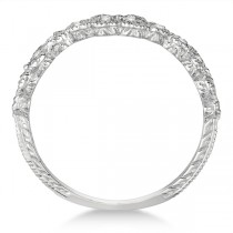 Four-Leaf Diamond Flower Ring 14k White Gold (0.30ct)