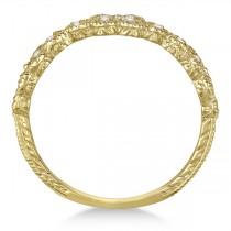 Four-Leaf Diamond Flower Ring 14k Yellow Gold (0.30ct)