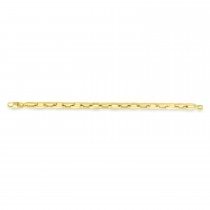 Men's Paperclip Chain Bracelet 14k Yellow Gold (7.3mm)