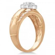 Diamond Accented Fashion Ring in 14k Two Tone Gold (0.60ct)