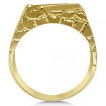 Diamond Accented Engagement Ring in 14k Yellow Gold (0.25ct)