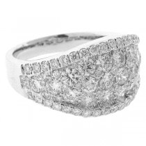 2.39ct 14k White Gold Diamond Lady's Ring