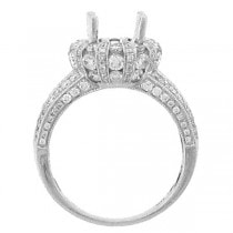 1.80ct 18k White Gold Diamond Semi-mount Ring