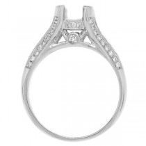 0.35ct 18k White Gold Diamond Semi-mount Ring