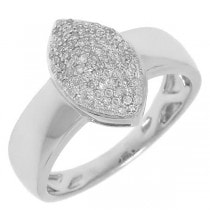 0.28ct 14k White Gold Diamond Lady's Ring