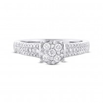 0.38ct 14k White Gold Diamond Lady's Ring