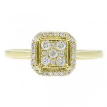 0.20ct 14k Yellow Gold Diamond Lady's Ring