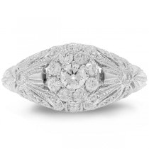 0.67ct 14k White Gold Diamond Lady's Ring
