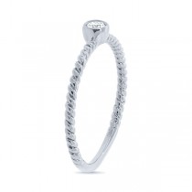 0.09ct 14k White Gold Diamond Lady's Ring