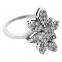 1.00ct 14k White Gold Diamond Lady's Ring