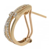 0.45ct 14k Rose Gold Diamond Fashion Earrings
