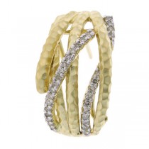 0.35ct 14k Yellow Gold Diamond Fashion Earrings